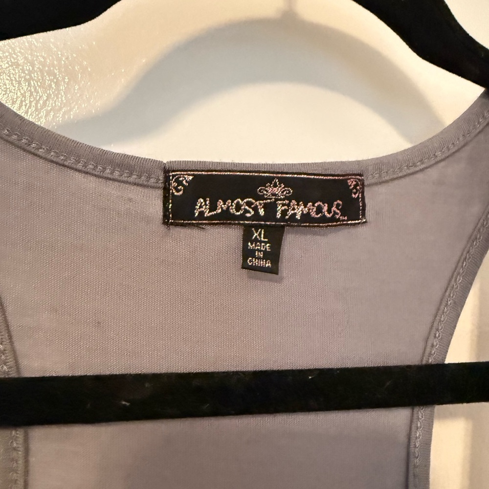 Almost Famous Light Purple Sleeveless Top